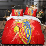 Laden Sie das Bild in den Galerie-Viewer, FC Basel Duvet Cover Kids Bedding Set Without Filler