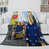 Load image into Gallery viewer, Fireman Sam Blanket Flannel Fleece Throw Room Decoration