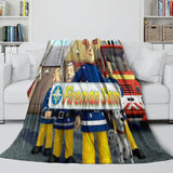 Load image into Gallery viewer, Fireman Sam Blanket Flannel Fleece Throw Room Decoration