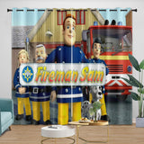 Charger l&#39;image dans la visionneuse de la galerie, Fireman Sam Curtains Blackout Window Drapes