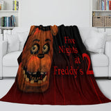 Laden Sie das Bild in den Galerie-Viewer, Five Nights at Freddy's 2 Blanket Flannel Throw Room Decoration