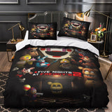 Laden Sie das Bild in den Galerie-Viewer, Five Nights at Freddy's 2 Duvet Cover Pattern Bedding Set Without Filler