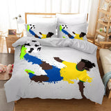 Load image into Gallery viewer, Football Soccer Bedding Set Quilt Cover Without Filler