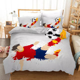 Load image into Gallery viewer, Football Soccer Bedding Set Quilt Cover Without Filler