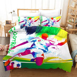 Load image into Gallery viewer, Football Soccer Bedding Set Quilt Cover Without Filler