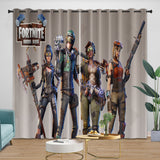 Load image into Gallery viewer, Fortnite Curtains Blackout Window Drapes Kids Room Decoration