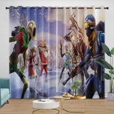 Load image into Gallery viewer, Fortnite Curtains Blackout Window Drapes Kids Room Decoration