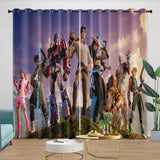 Load image into Gallery viewer, Fortnite Curtains Printing Pattern Drapes Blackout Window