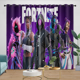 Laden Sie das Bild in den Galerie-Viewer, Fortnite Curtains Printing Pattern Drapes Room Decoration