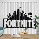 Load image into Gallery viewer, Game Fortnite Curtains Pattern Blackout Window Drapes Room Decoration