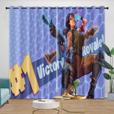 Load image into Gallery viewer, Game Fortnite Curtains Blackout Window Drapes Kids Room Decoration