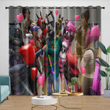 Laden Sie das Bild in den Galerie-Viewer, Game Fortnite Curtains Pattern Drapes Room Decoration