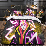 Carica l&#39;immagine nel visualizzatore Galleria, Game Fortnite Pattern Bedding Set Kids Room Quilt Duvet Cover Without Filler