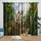 Load image into Gallery viewer, Game Minecraft Curtains Blackout Window Drapes Kids Room Decoration