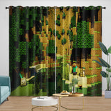 Load image into Gallery viewer, Game Minecraft Curtains Blackout Window Drapes Kids Room Decoration