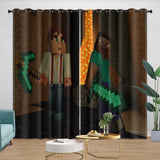 Load image into Gallery viewer, Game Minecraft Curtains Blackout Window Drapes Kids Room Decoration