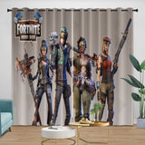 Carica l'immagine nel visualizzatore Galleria, Game Pattern Fortnite Curtains Blackout Window Drapes