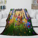 Load image into Gallery viewer, Game Pattern Minecraft Blanket Flannel Kids Room Throw
