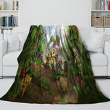 Load image into Gallery viewer, Game Pattern Minecraft Blanket Flannel Kids Room Throw