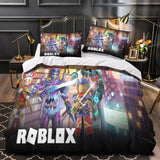 Charger l&#39;image dans la visionneuse de la galerie, Game Pattern Roblox Bedding Set Quilt Duvet Cover Without Filler