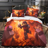 Charger l&#39;image dans la visionneuse de la galerie, Game Pattern Roblox Bedding Set Quilt Duvet Cover Without Filler