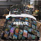 Charger l&#39;image dans la visionneuse de la galerie, Game Pattern Roblox Bedding Set Quilt Duvet Cover Without Filler