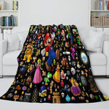 Carica l'immagine nel visualizzatore Galleria, Game Super Mario Blanket Flannel Throw Kids Room Decoration
