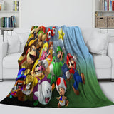 Carica l'immagine nel visualizzatore Galleria, Game Super Mario Blanket Flannel Throw Kids Room Decoration