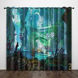 Load image into Gallery viewer, The Legend of Zelda Curtains Pattern Blackout Window Drapes