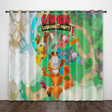 Load image into Gallery viewer, Garfield Curtains Pattern Blackout Window Drapes