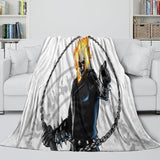 Charger l'image dans la visionneuse de la galerie, Ghost Rider Blanket Pattern Flannel Kids Room Throw