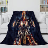 Charger l'image dans la visionneuse de la galerie, Ghost Rider Blanket Pattern Flannel Kids Room Throw