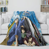 Laden Sie das Bild in den Galerie-Viewer, Gintama Decke Flanell Fleece Überwurf Raumdekoration