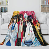 Laden Sie das Bild in den Galerie-Viewer, Gintama Decke Flanell Fleece Überwurf Raumdekoration