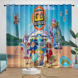 Laden Sie das Bild in den Galerie-Viewer, Go Jetters Curtains Pattern Blackout Window Drapes