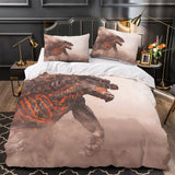 Carica l'immagine nel visualizzatore Galleria, Godzilla Duvet Cover Pattern Bedding Set Without Filler