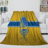 Carica l&#39;immagine nel visualizzatore Galleria, Golden State Warriors Blanket Flannel Fleece Throw Room Decoration