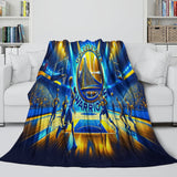 Carica l&#39;immagine nel visualizzatore Galleria, Golden State Warriors Blanket Flannel Fleece Throw Room Decoration