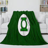 Charger l'image dans la visionneuse de la galerie, Green Lantern Blanket Flannel Throw Kids Room Decoration