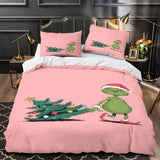 Load image into Gallery viewer, Grinch Duvet Cover Kids Room Bedding Set Without Filler
