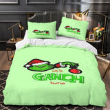Load image into Gallery viewer, Grinch Duvet Cover Kids Room Bedding Set Without Filler