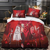 Carica l&#39;immagine nel visualizzatore Galleria, Hazbin Hotel Bedding Set Duvet Cover Without Filler