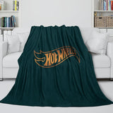 Carica l&#39;immagine nel visualizzatore Galleria, Hot Wheels Blanket Flannel Kids Throw Room Decoration