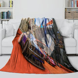 Carica l&#39;immagine nel visualizzatore Galleria, Hot Wheels Blanket Flannel Kids Throw Room Decoration