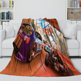 Carica l&#39;immagine nel visualizzatore Galleria, Hot Wheels Blanket Flannel Kids Throw Room Decoration