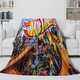 Carica l&#39;immagine nel visualizzatore Galleria, Hot Wheels Blanket Flannel Kids Throw Room Decoration