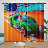 Load image into Gallery viewer, Hot Wheels Curtains Blackout Window Drapes Kids Room Decoration