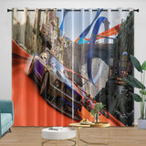 Load image into Gallery viewer, Hot Wheels Curtains Blackout Window Drapes Kids Room Decoration