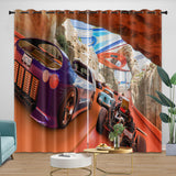 Load image into Gallery viewer, Hot Wheels Curtains Blackout Window Drapes Kids Room Decoration