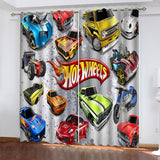 Load image into Gallery viewer, Hot Wheels Curtains Pattern Blackout Window Drapes